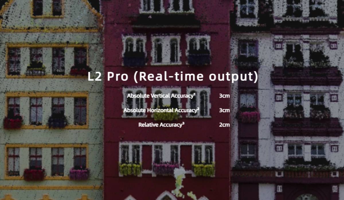 Escáner 3D XGRIDS L2 Pro – precisión de escaneo