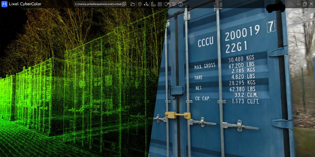 XGRIDS Lixel Cyber Color Yearly: copias digitales detalladas de grandes objetos