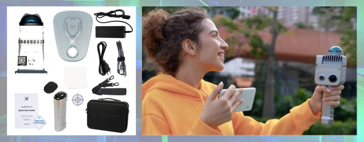 Contenido del paquete XGRIDS Lixel K1 estándar