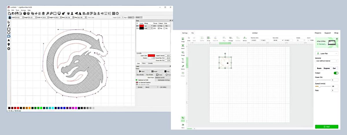 Software para grabado láser