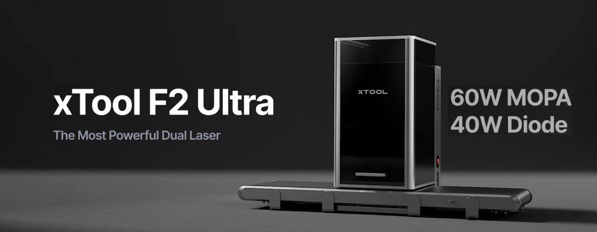 Grabadora con 2 módulos láser para diferentes materiales