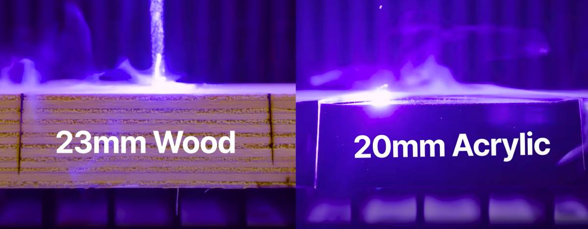 xTool F2 Ultra Dual-Laser Deluxe Bundle: corte de materiales