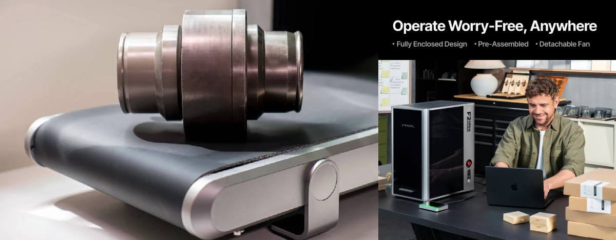 Kit completo para grabado láser: marcado de grandes piezas