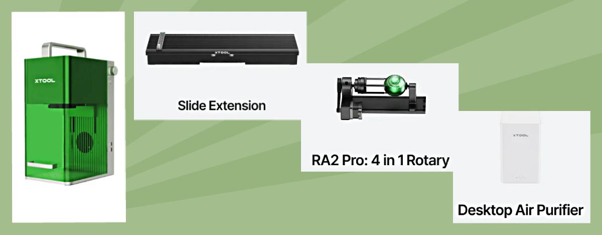 xTool F1 Deluxe Bundle – kit completo para grabado