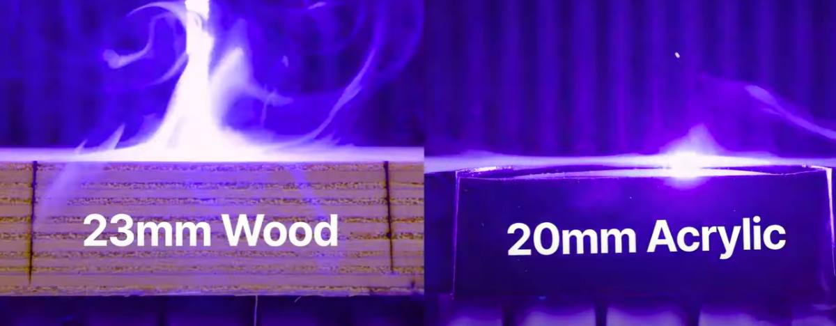 Láser potente para grabado y corte