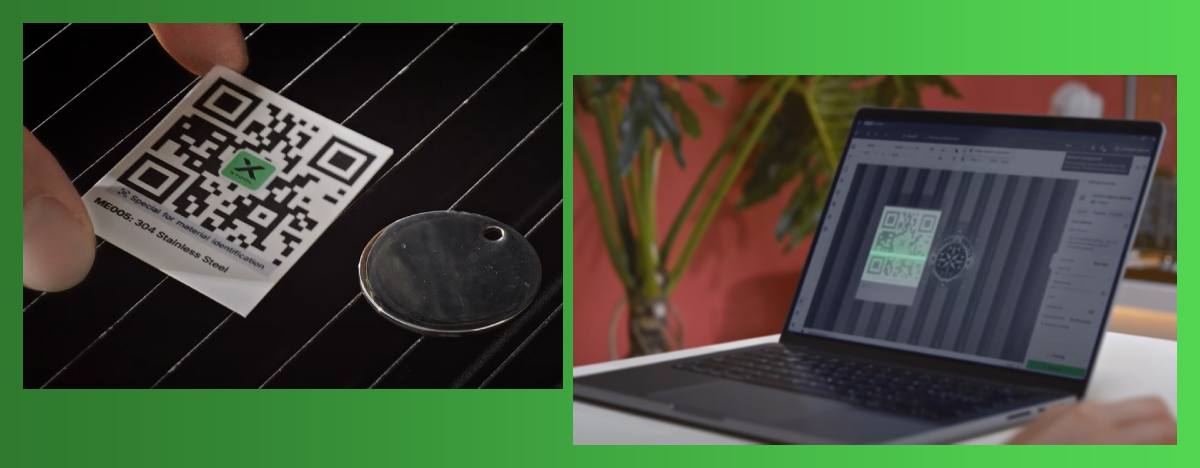 Grabador láser para metales duros