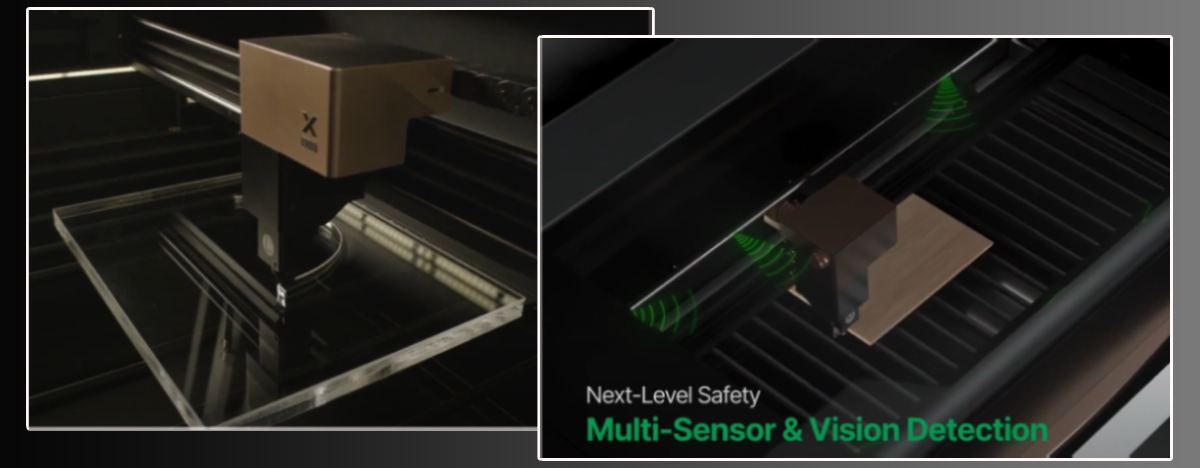 Tecnología de enfoque automático y cámaras xTool P3