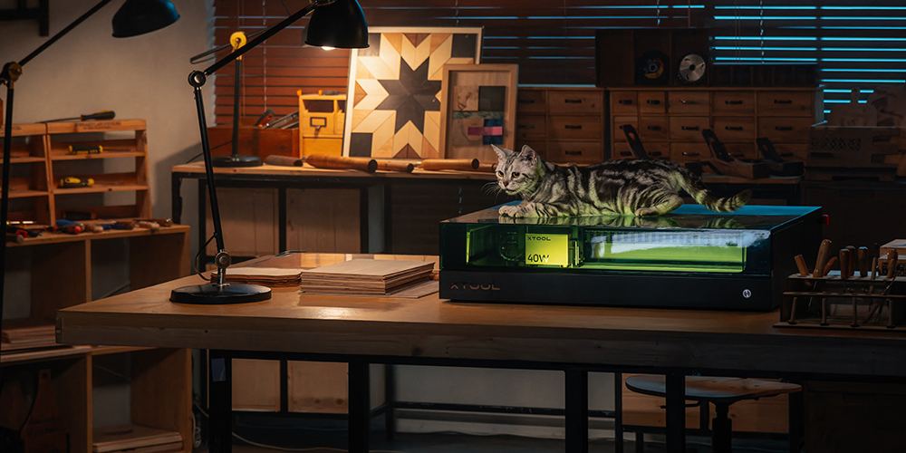 xTool S1 40W Dark All in one Kit Class I con filtro