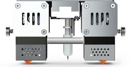 Cabezal de impresión con doble extrusor