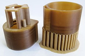 Antes del recocido PEEK