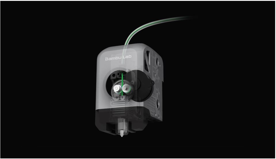 Impresora 3D Bambu Lab P1P - Extrusor de accionamiento directo