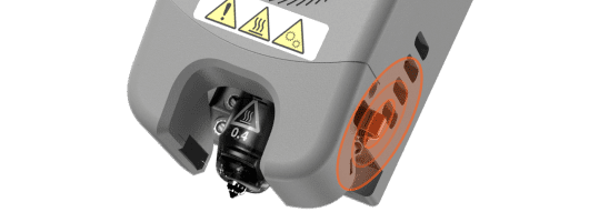 Flashforge Adventurer 5M Pro reemplazo de boquilla en 3 segundos