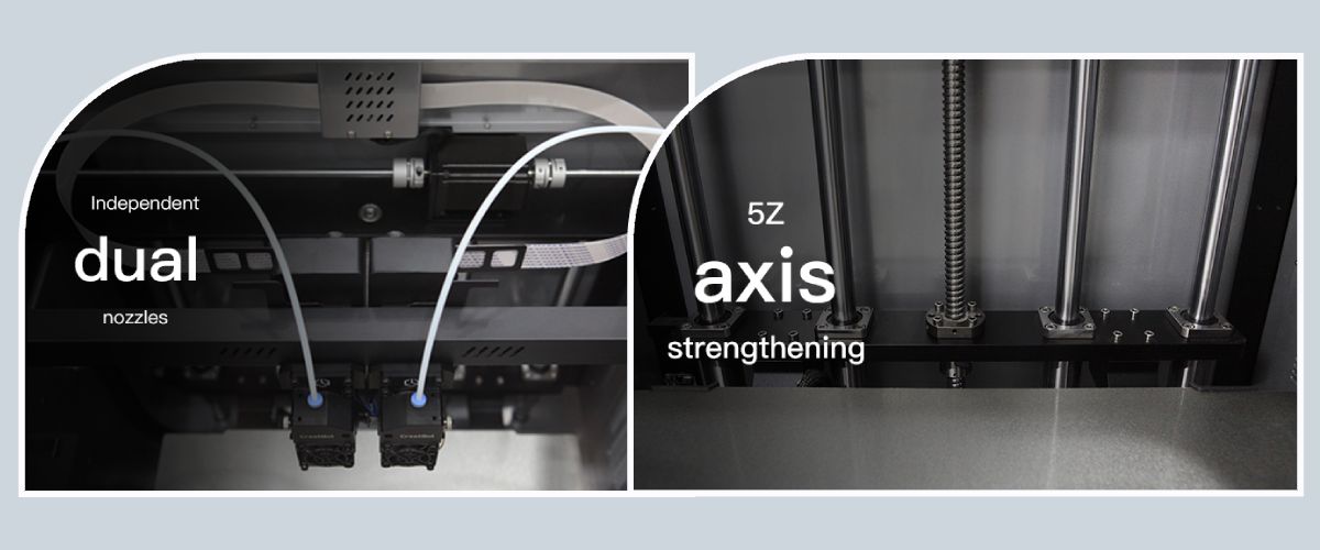 Impresora 3D CreatBot F430 NX 2 extrusores independientes
