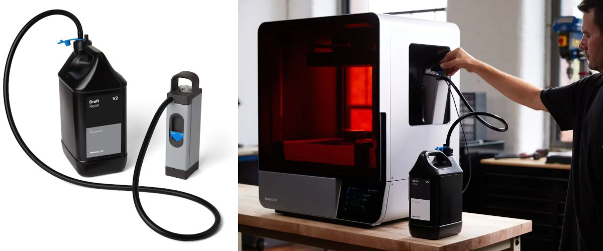 Sistema de suministro de resina para impresoras 3D