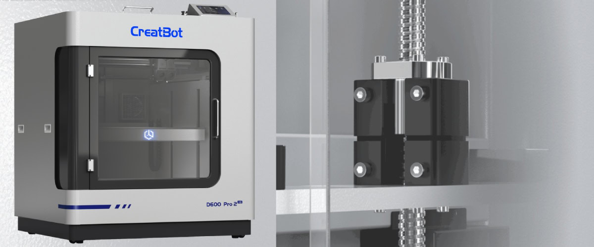 CreatBot D600 Pro2 HS: Eje Z reforzado. Impresión 3D industrial