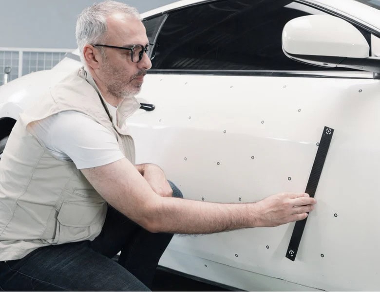 Preparación. Coloque las reglas de escala