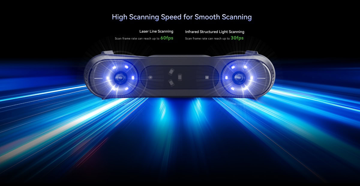 Escaneo rápido y preciso con Raptor Pro